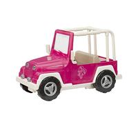 Our Generation My Way and Highways Jeep - Pink and White 4x4 Truck for18-inch Girl Dolls - Compatible with OG Trailers