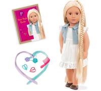 Our Generation Phoebe Fashion Doll, Kids Activity 46 Cm Doll With Complete Outfit And Accessories