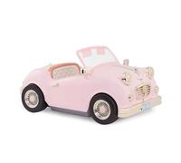 Our Generation Pink In the Drivers Seat Retro Cruiser - Toy Car Accessory for 18-inch Girl Dolls - Convertible Car Toy