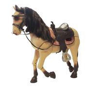 Our Generation Posable Morgan Horse - Beautiful 20-inch Brown Toy Horse with Articulated Posable Legs - Includes 12 Piece Accessory Set