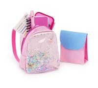 Our Generation Ready for School Backpack & School Supplies Set for 18 inch Dolls - 16 Piece Doll Backpack and Accessories Set Toys For Kids Ages 3 & Up, Kids Doll Accessories