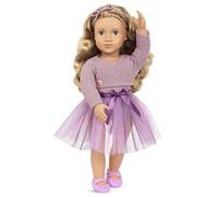 Our Generation Savannah Doll - 18-inch Dancing Ballet Girl Doll - Featuring 4 Piece Dancers Outfit