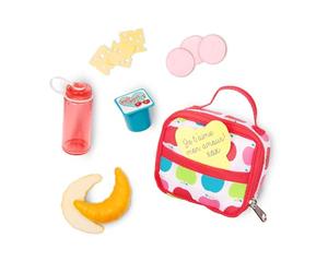 Our Generation - School Lunch Bag - Play Food Set - 18-Inch Doll Accessories - Pretend Play 3+ Years- Let's Do Lunch