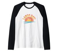Our Goals Are Lofty Our Frisbees Are Too Labor Day Raglan Baseball Tee