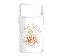 Our God Is A Consuming Fire Hebrews 12:29 Christian Emblem Case for iPhone 17 Pro Max
