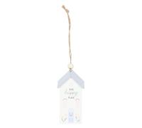 Our Happy Place" Hanging Decoration - Charming House-Shaped Keepsake for Home, New Beginnings, and Lasting Memories - Cozy, Heartfelt Wall Decor for Any Space