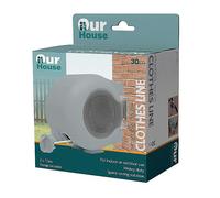 Our House 2 Lines 30m Retractable Dryer Grey