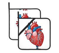 Our Human Anatomy Heart Chart Heat-Resistant Pot Mat Is The Perfect Companion For Your Kitchen And Dining Table