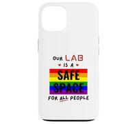 Our Lab Is A Safe Space For All People - Gay Pride Science Case for iPhone 13