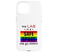 Our Lab Is A Safe Space For All People - Gay Pride Science Case for iPhone 15