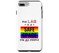 Our Lab Is A Safe Space For All People - Gay Pride Science Case for iPhone 7 Plus/8 Plus
