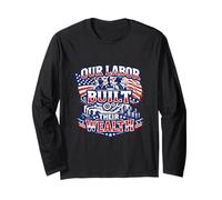 Our Labor Built Their Wealth - Standard Red White and Blue Long Sleeve T-Shirt