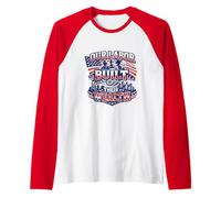 Our Labor Built Their Wealth - Standard Red White and Blue Raglan Baseball Tee