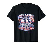 Our Labor Built Their Wealth - Standard Red White and Blue T-Shirt