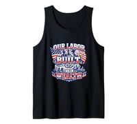 Our Labor Built Their Wealth - Standard Red White and Blue Tank Top