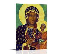 Our Lady of Czestochowa Poster Poster Decorative Painting Canvas Wall Posters And Art Picture Print Modern Family Bedroom Decor Posters 16x24inch(40x60cm)