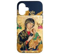 Our Lady of Eternal Help Mary Catholic Icon Case for iPhone 16