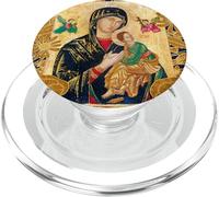 Our Lady of Eternal Help Mary Catholic Icon PopSockets PopGrip for MagSafe