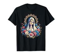 Our Lady Of Fatima Saint Mary Mother Mary Powerful Symbol T-Shirt