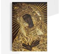 Our Lady of Grace of the Gate of Dawn | Virgin Mary Painting, Vintage Print, Fine Wall Art, Poster, Black Madonna Artwork, Antique Pictures