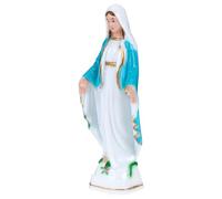 Our Lady of Grace Religious Statue Decoration Luminous Catholic Religious Blessed Virgin Mother Figurine Memorial Statue For Mothers Day Home Table Decoration