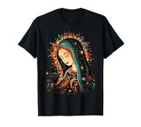 Our Lady of Guadalupe Catholic Virgin Mary Mexican Mom T-Shirt