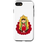 Our Lady of Guadalupe Chibi Style Tee Mexican Devotion Case for iPhone SE (2020) / 7 / 8