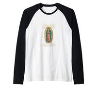 Our Lady of Guadalupe Marian Catholic Raglan Baseball Tee