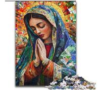 Our Lady of Guadalupe Praying 1000 Piece Jigsaw Puzzles for Adults Gifts, Staycation Kill Time Birthday Present, Gifts, Wall Art for 14+ (26x38cm)