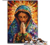 Our Lady of Guadalupe Praying 1000 Piece Jigsaw Puzzles for Teenagers, Educational Family Game Suitable for Desktop Decoration (50x75cm)