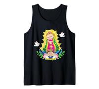 Our Lady of Guadalupe Saint Virgin Mary | Virgencita Cuidame Tank Top
