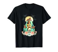 Our Lady of Justice Sacred Feminine Art & Rainbow Heart T-Shirt