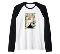 Our Lady of Knock Pilgrimage Ireland Marian Catholic Raglan Baseball Tee