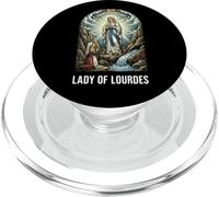Our Lady of Lourdes 1858 Marian Pilgrimage Catholic PopSockets PopGrip for MagSafe