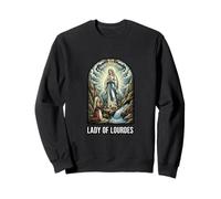 Our Lady of Lourdes 1858 Marian Pilgrimage Catholic Sweatshirt