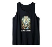Our Lady of Lourdes 1858 Marian Pilgrimage Catholic Tank Top