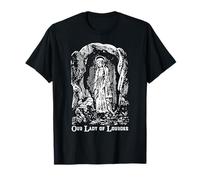 Our Lady of Lourdes Bernadette Catholic Vintage Distressed T-Shirt