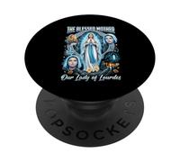 Our Lady of Lourdes Marian Pilgrimage Catholic PopSockets Adhesive PopGrip