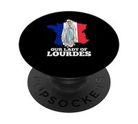Our Lady of Lourdes Marian Pilgrimage Catholic PopSockets Swappable PopGrip