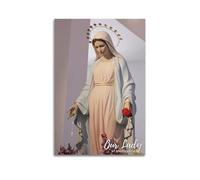 Our Lady of Medjugorje Canvas Poster Bedroom Decor Landscape Office Room Decor Gift 08x12inch(20x30cm)