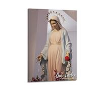 Our Lady of Medjugorje Canvas Poster Wall Art Decor Print Picture Paintings for Living Room Bedroom Decoration 08x12inch(20x30cm)