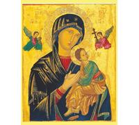 Our Lady of Perpetual Help Composition Notebook: 8.5 x 11 inches | wide ruled with field | 100 pages