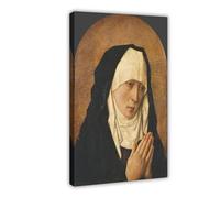 Our Lady of Sorrows Sancta Mater Dolorosa Poster Bedroom Canvas Decor Print Wall Art Office Room Aesthetic Decor Gift Frame 20x30inch(50x75cm)