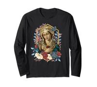 Our Lady of Sorrows Seven Dolours Piety Mother Mary Catholic Long Sleeve T-Shirt