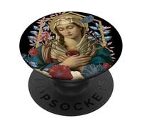 Our Lady of Sorrows Seven Dolours Piety Mother Mary Catholic PopSockets Adhesive PopGrip