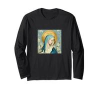 Our Lady of The Lillies - Mary, Holy Mother Long Sleeve T-Shirt