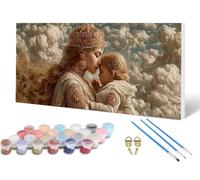 Our Lady Paint by Numbers for Adults, Painting by Numbers Dream Pattern Design DIY Color Oil Painting with 3 Paintbrush and Acrylic Paints for Wall Art, Room Decor, Gifts 32 x 64 inch -lsy2506CU