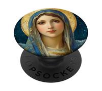 Our Lady, Queen of Heaven and Blessed Mother Mary PopSockets Adhesive PopGrip