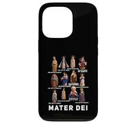 Our Lady The Blessed Mother Latin Marian Titles Catholic Case for iPhone 13 Pro