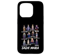 Our Lady The Blessed Mother Latin Marian Titles Catholic Case for iPhone 15 Pro